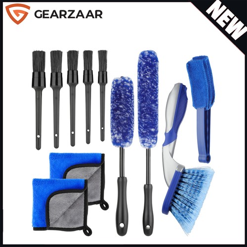 Car wheel detailing brush - car,
