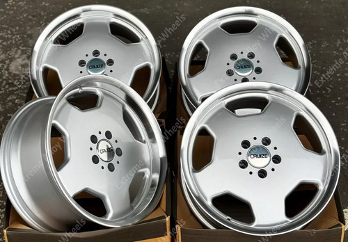 Silver slot alloy wheels - alloy,