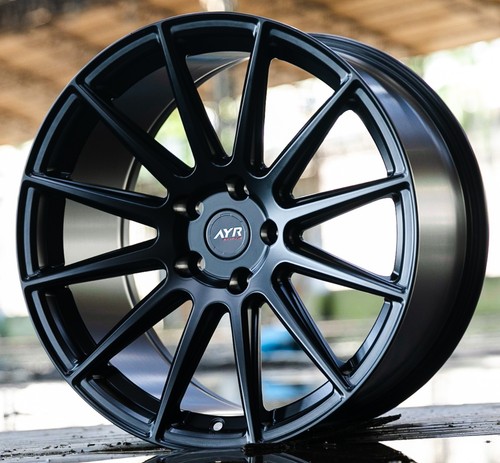 Black alloy wheels - wheels, fits