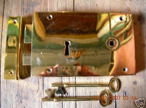 Large solid brass georgian - ~large,