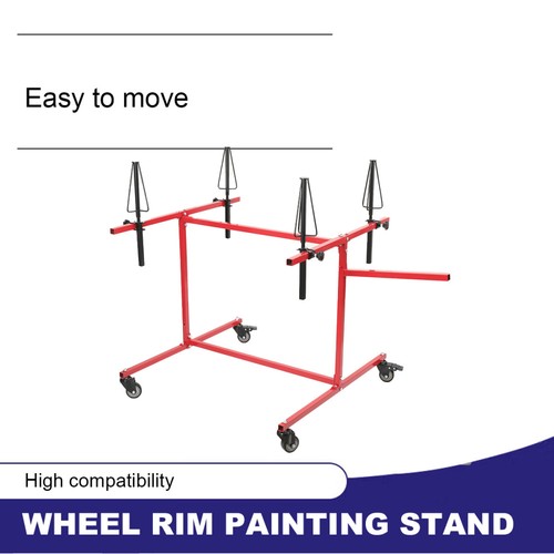 Alloy wheel painting stand - painting, car